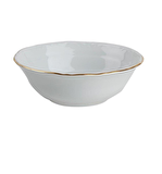 Porland porselen kase - 12 li yaldızlı yemek kasesi 13 cm.