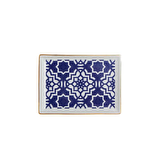 Porland Morocco Kahvaltı Tabağı Desen7 Mor 18x13cm