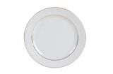 Porland Hazan Altın Yaldız Düz Tabak 20cm Tekli 04POR031036