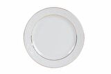 Porland Hazan Altın Yaldız Düz Tabak 20cm Tekli 04POR031036