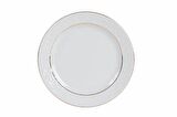 Porland Hazan Altın Yaldız Düz Tabak 20cm Tekli 04POR031036