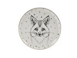 Porland Forest Serisi 20cm Düz Tabak Fox