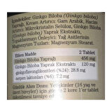 2 Kutu Ginkgo Biloba Tableti 60 X 600 Mg Ginko Biloba
