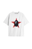 UNİSEX Bay Bape Desenli Beyaz Yazlık T-shirt