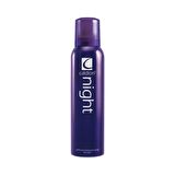 Caldion Night Pudrasız Ter Önleyici Leke Yapmayan Erkek Sprey Deodorant 150 ml
