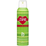 SHE IS SWEET DEODORANT 150 ML X 6 ADET