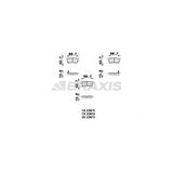 Ssangyong Arka Fren Balatası Ssangyong Actyon 2.0 2.3 2.7 2005-> Daewoo Musso - Rexton - Braxıs Ab0359