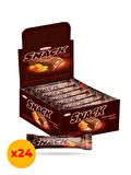 Snack Sütlü Karamelli Nuga Bar 20 Gr X 24 Adet Kutulu