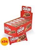 Crash Nuga Karamelli Pirinç Patlaklı Bar Kutu 40 gram X 24 Adet Kutulu