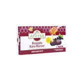 Apitera Doğal Bal, Kara Mürver, Zerdeçal, C Vitamini ve Propolis İçeren Takviye Edici 96’lı Boğaz Pastili