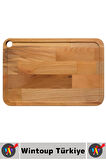Dayanıklı Mutfak Kesme Sunum Çok Amaçlı Şık Ahşap Çelik Çıkarılabilir Kesme Tahtası Sunum Set 2 in 1
