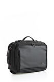 Ççs Siyah El ve Sırtta Taşınabilen Unisex Evrak/Laptop Çanta