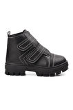Aspor Siyah Unisex Çocuk Bot