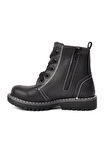 Aspor Siyah Unisex Çocuk Bot