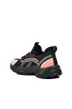 Guja Pembe Suni Deri Kadın Spor Ayakkabı Sneaker
