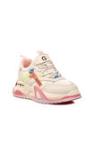 Guja Pembe Suni Deri Kadın Sneaker