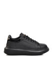 Walkway Siyah Geniş Kalıp Unisex Sneaker