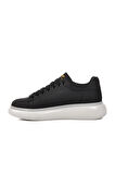Aspor Siyah Beyaz Erkek Sneaker