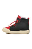 Walkway Siyah Kırmızı Çocuk Hi Sneaker Ayakkabı