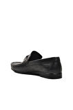 Pierre Cardin Siyah Hakiki Deri Erkek Loafer Ayakkabı
