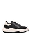 Marcomen Siyah Beyaz Erkek Sneaker