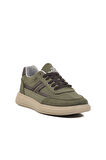 Aspor Yeşil Keten Erkek Sneaker Ayakkabı