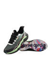Pierre Cardin Siyah Yeşil Memory Foam Hafif Erkek Spor Ayakkabı