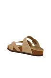 Aspor Bej Hafif Unisex Terlik