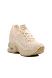 Guja Bej Triko Air Taban Kadın Sneaker