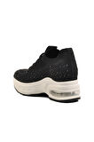 Guja Siyah Triko Air Taban Kadın Sneaker
