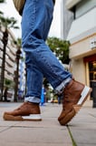 Pabucmarketi Bağcıklı Erkek Sneaker Bot Taba