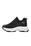 Aspor Siyah Taşlı Kadın Sneaker
