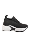 Aspor Siyah Kalın Taban Kadın Sneaker