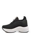 Aspor Siyah Kalın Taban Kadın Sneaker