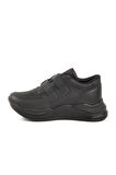 Aspor Siyah Simli Cırtlı Kız Çocuk Sneaker