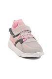 Aspor Buz Pembe Cırtlı Kız Çocuk Spor Ayakkabı
