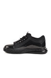 Pierre Cardin Siyah Rugan Hakiki Deri Erkek Sneaker