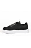 Aspor Siyah Süet Bağcıklı Erkek Sneaker