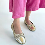 Pabucmarketi Gold Kadın Babet