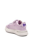 Aspor Lila Rugan Simli Cırtlı Kız Çocuk Spor Ayakkabı