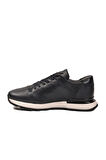 Voyager Lacivert Bağcıklı Hakiki Deri Erkek Sneaker
