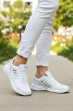 Walkway Beyaz Bağcıklı Unisex Spor Ayakkabı