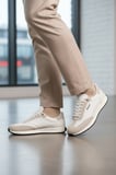 Conteyner Beyaz Bağcıklı Erkek Sneaker