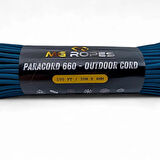 Polyester Paracord İp 4 mm Petrol Renk 30 Metre