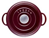 Leggno FLM4881DT20MR 20 Cm Derin Döküm Tencere Majolik Bordo