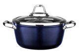 LEGGNO MST2828DT24BL  MASTER TITANIUM TENCERE MAVİ 24CM