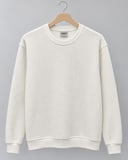 Basic Bisiklet Yaka Relaxed Regular Erkek Örme Doku Sweatshirt - 7774