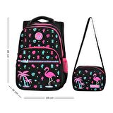 Waddell  Flamingo Desenli İlköğretim Çantası