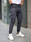 Pause Denim Slım Fıt Erkek Paça Lastikli Kargo Pantolon-6806