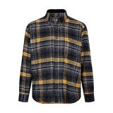 Regular Fit Erkek Kışlık HAKİKİ Oduncu Gömleği Sarı-6923